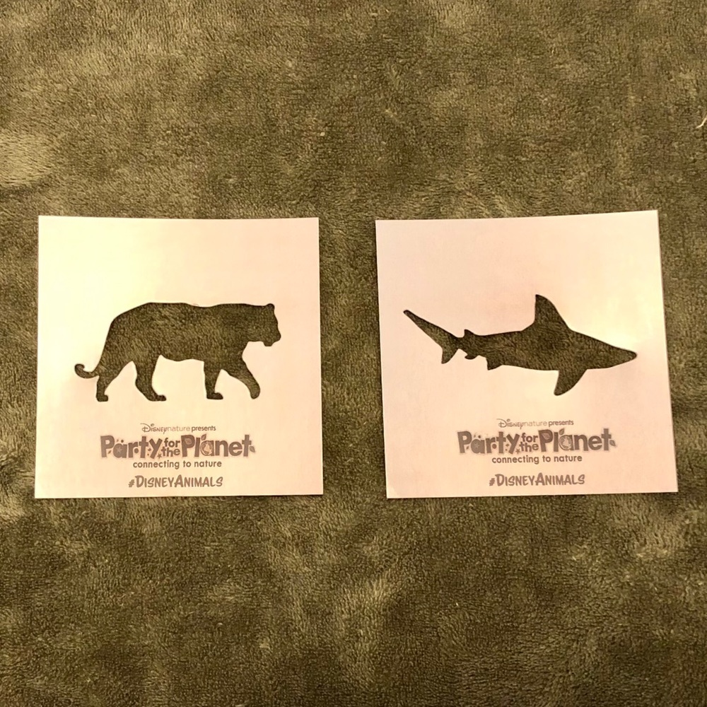 Shark & Tiger Cutout Squares from Disney’s Animal Kingdom